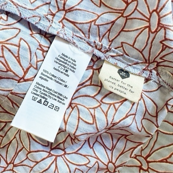 Madewell Women’s Marianna Puff-Sleeve Midi Dress in Dream-On Daisies - Picture 8 of 10